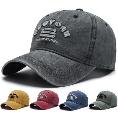 Чоловічі бейсболки New York Washed Cotton Baseball Hat Dad Hat Кепка вантажівки Літня кепка