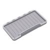 Fly Fishing Box Waterproof Lightweight Transparent ABS Shell Fishing Tackle Hooks BoxTriangular Hole
