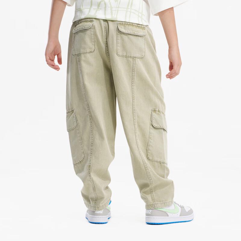 MQD Kids' Loose Fit Casual Denim Pants