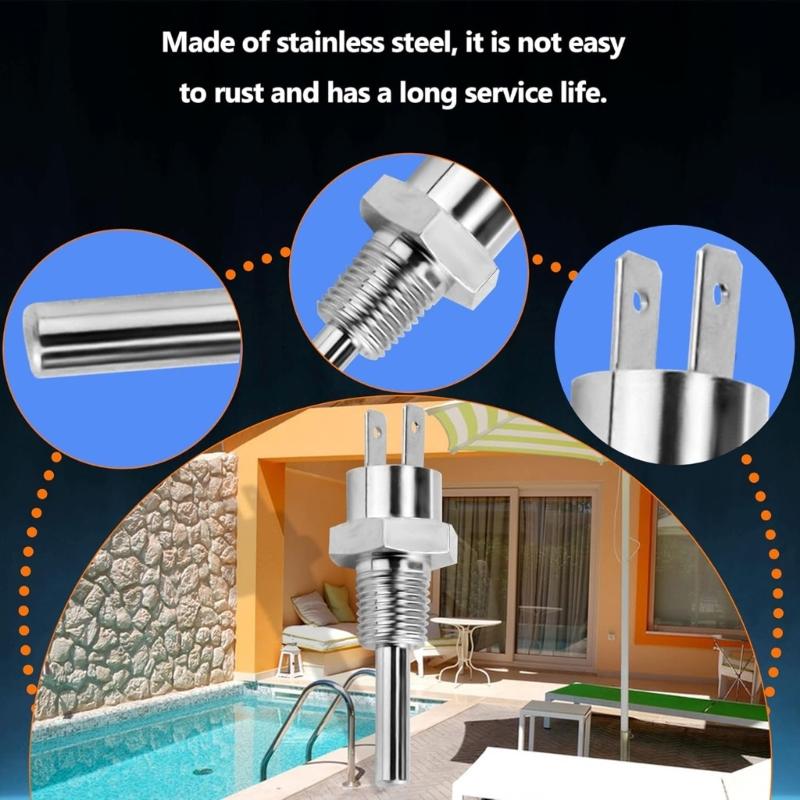 Professional Pool Heater Sensors Heating Systems Maintenance Part Pool Temperature Control Heater Thermistor for Pool
