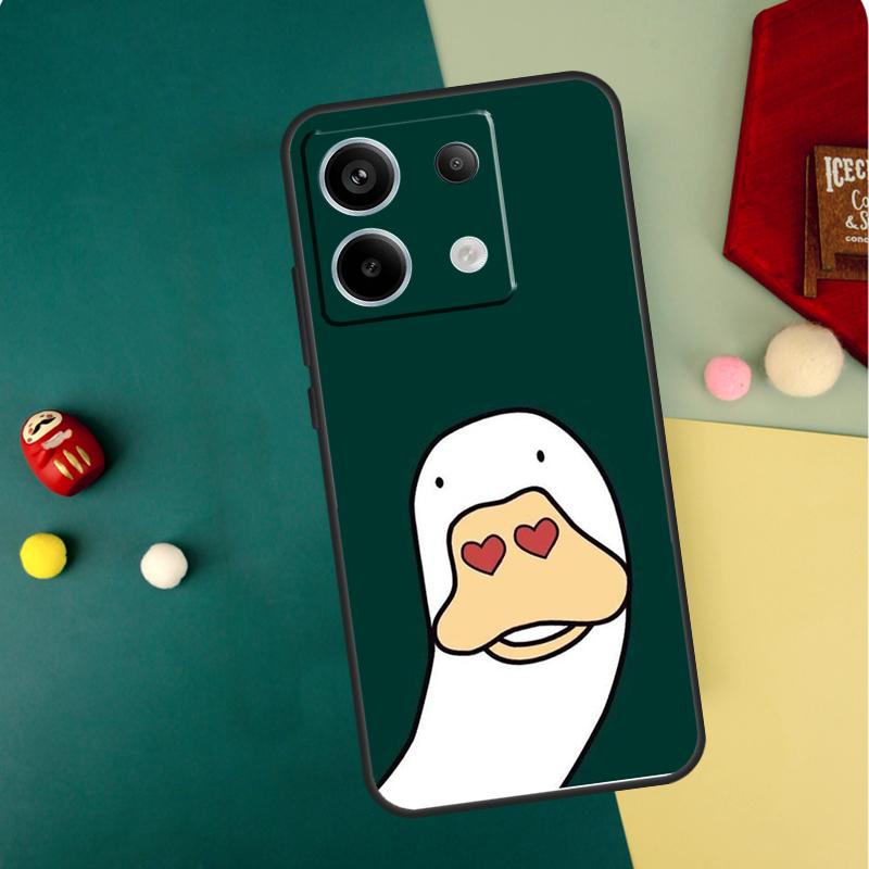 Cartoon Cute Animal Duck Case For Xiaomi Redmi Note 14 Pro 13 12 11 10 15 Pro Plus Redmi 15C 14C 13C 10C 12C 15 Funda
