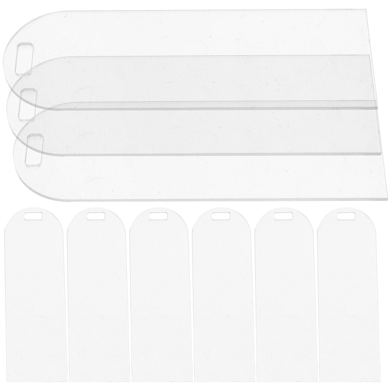 10 Pcs Transparent Bookmark Sublimation Bookmarks Gift Acrylic Blanks Clear Diy Miss