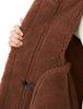 Alpha Industries Faux Shearling Men's B-3 Outerwear, TA1548, Black/Brown