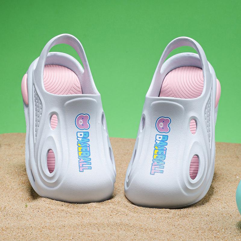 Boys' and Girls' EVA Non-Slip Closed-Toe Summer Slippers - Fashionable, Cute, Comfortable Indoor/Outdoor Shoes