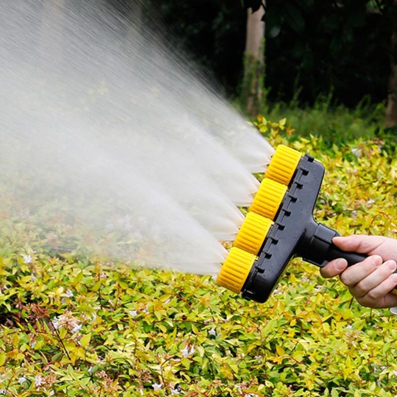 Plastic Sprayed Head with 360 Degree Angles Adjustment for Uniform Water Distribution in Flowerbeds and Vegetable Garden