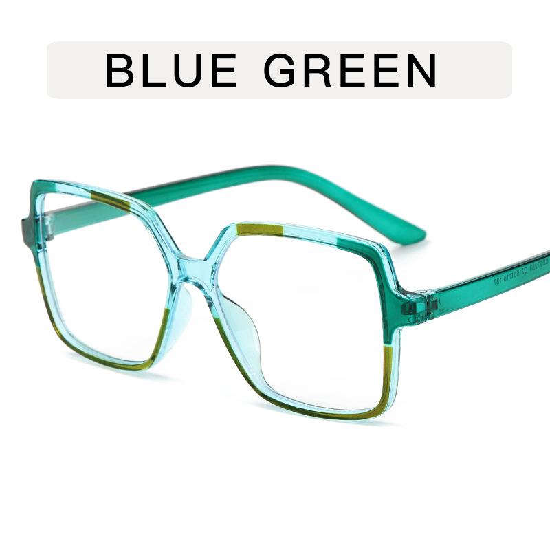 2026 new anti blue light glasses for women ins summer fashion dopamine colored large frame reading glasses