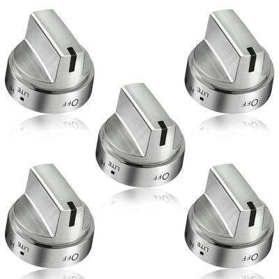 5Pcs Modern Gas Range Knob Replacement for JGBS66REK3SS AP5989029 JGBS66REK4SS PS11729081 Gas Stove Accessories