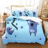 Grizzy N Lemmings 3D Nuovo Copripiumino Federa Set Biancheria da Letto Adulto Ragazzo Ragazza Decorazione Camera da Letto Bambini Singolo Matrimoniale Grande