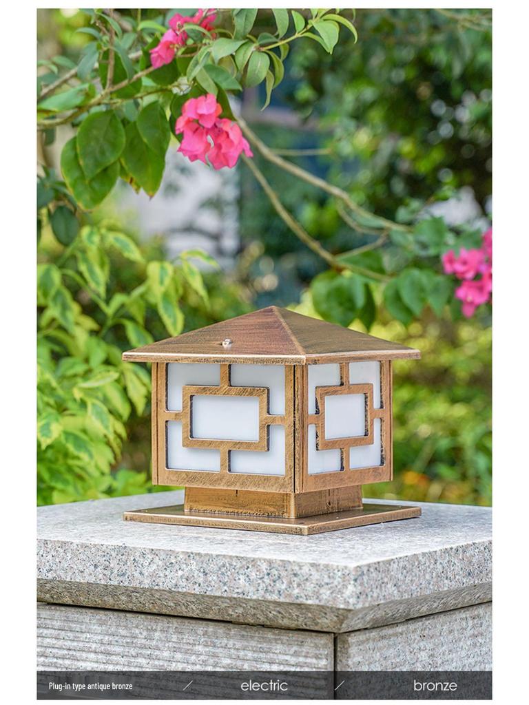 Waterproof Outdoor Gate & Pillar Lights for Villas, Parks, and Communities