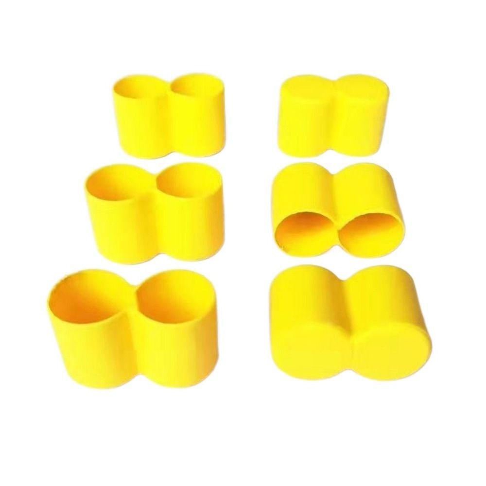 Silicone Pads Round Bottom Furniture Feet Double Tube Feet Covers Chair Leg Caps Plastic Pipe Cover