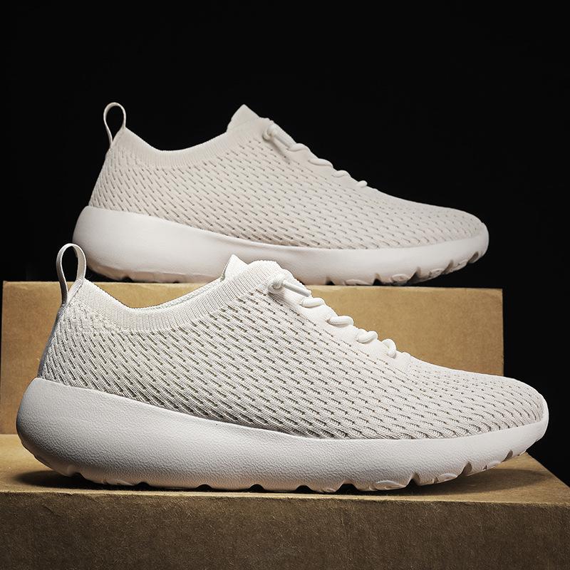 Breathable Running Shoes Men's Shoes Lightweight Casual Shoes Comfortable Shock Absorption Women's Shoes Low-top Sneakers