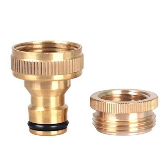 1/2 3/4inch Brass Thread Garden Faucet Hose Water Pipe Connector Fitting Adaptor