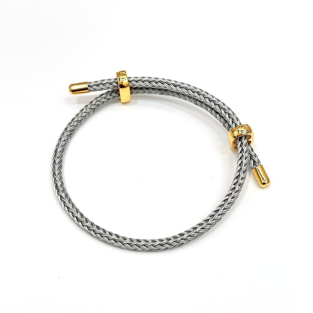 10Pc Luxury Multicolor Fashion Adjustable Bracelet Stainless Steel Wire Waterproof Rope Bracelet Men Women Jewelry Accessories