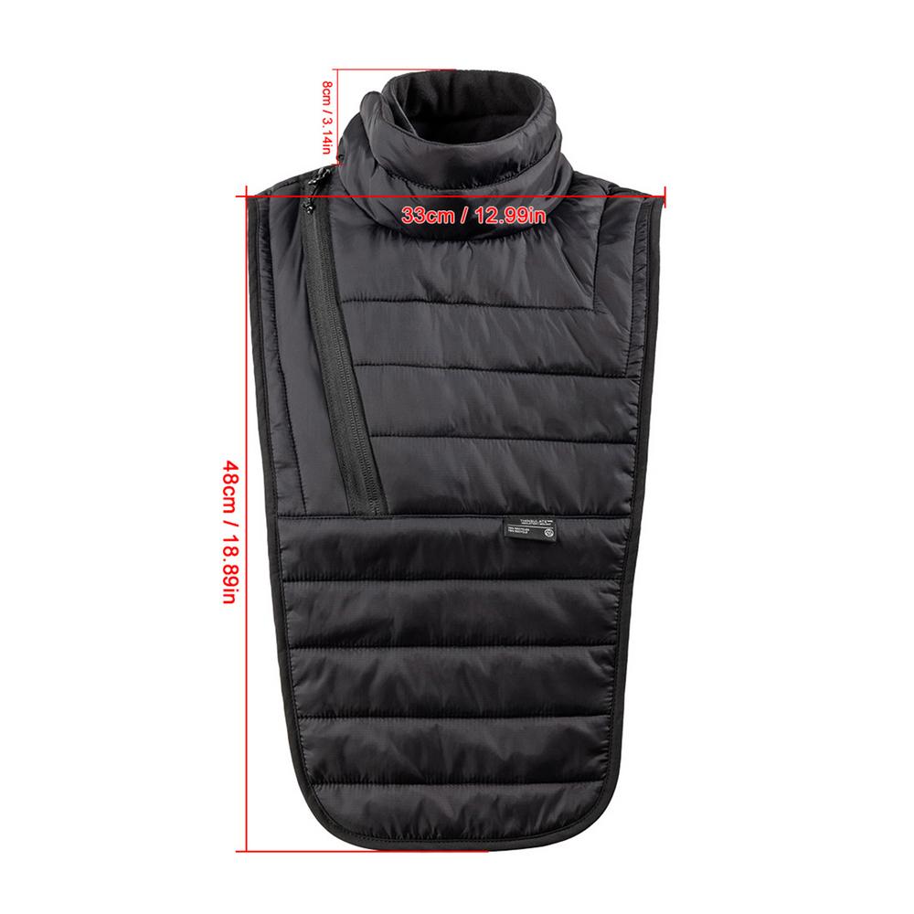 Warm Neck Wrap Cotton Padding Soft Windproof Neck Wrap Multifunctional Black Winter Neck Tube Gaiter For Women Men