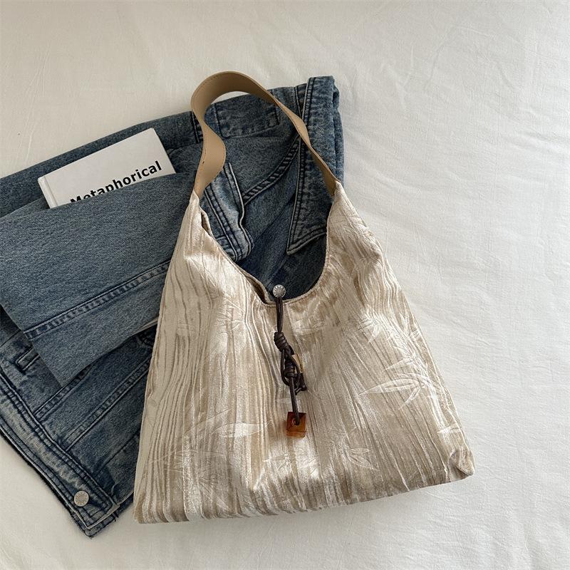 

Large capacity underarm bag women s 2024 summer new fashion casual shoulder bag simple fashion commuter tote bag хакі