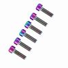 6pcs Set M5*16mm   Alloy Bike Fixed Stem  S For   Mountain Stem ( )