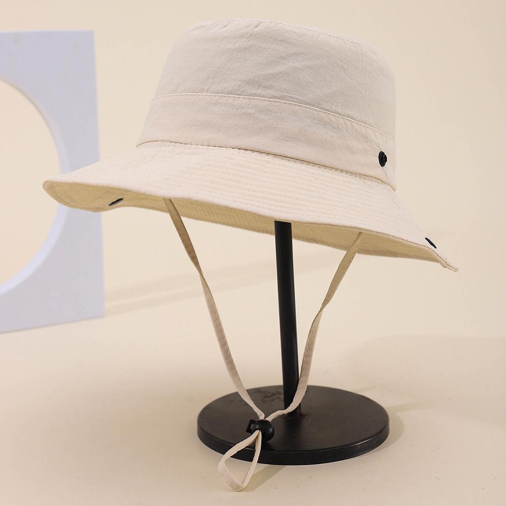 All-season Solid Color Quick-dry Bucket Hat, Sun Hat, Men's and Women's Outdoor Thin Western Denim Hiking Hat, Fishing Hat, Summer