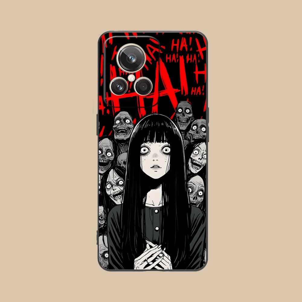 Terror Gothic Art Mobile Phone Case for Realme 15 14 13 12 11 10 9 Pro Plus T I Lite 5G Colorful Printing Cover Luxury Cover