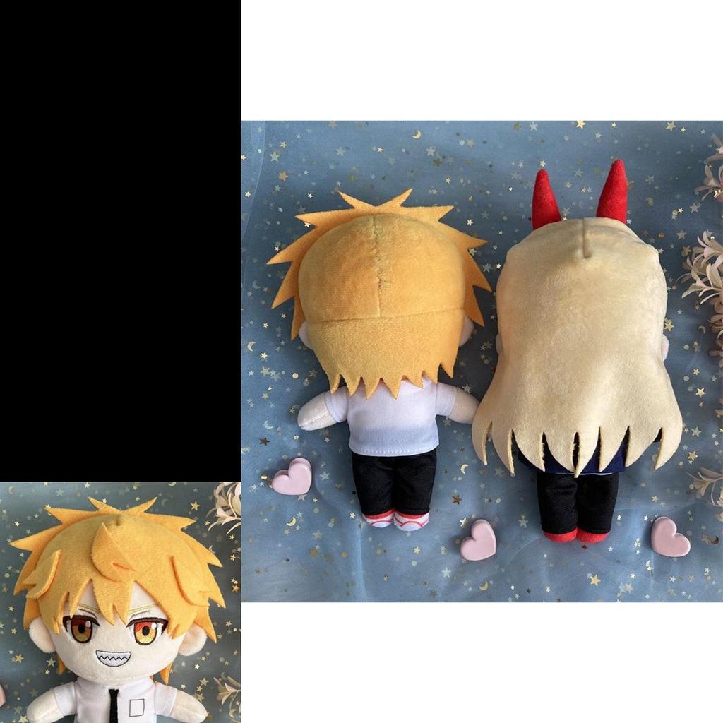 Chainsaw Man Plüschtier Denji Power Mitaka Asa Weiche Stoffpuppe 7,8 Zoll Perfektes Anime-Geschenk für Kinder