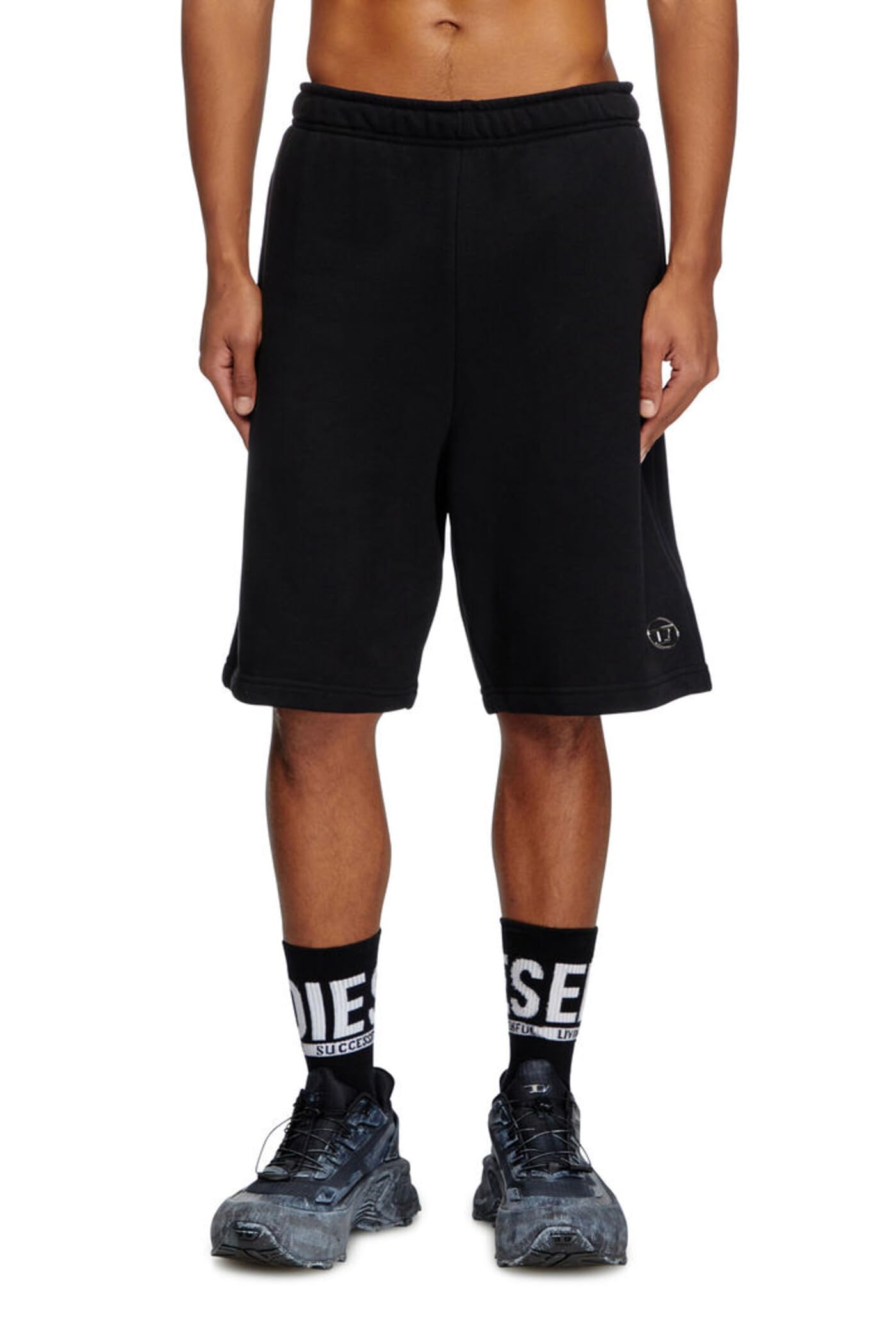 

Diesel Men s P-MARSHY-OD Shorts, A109960BMBJ, Medium, Black, 9XX