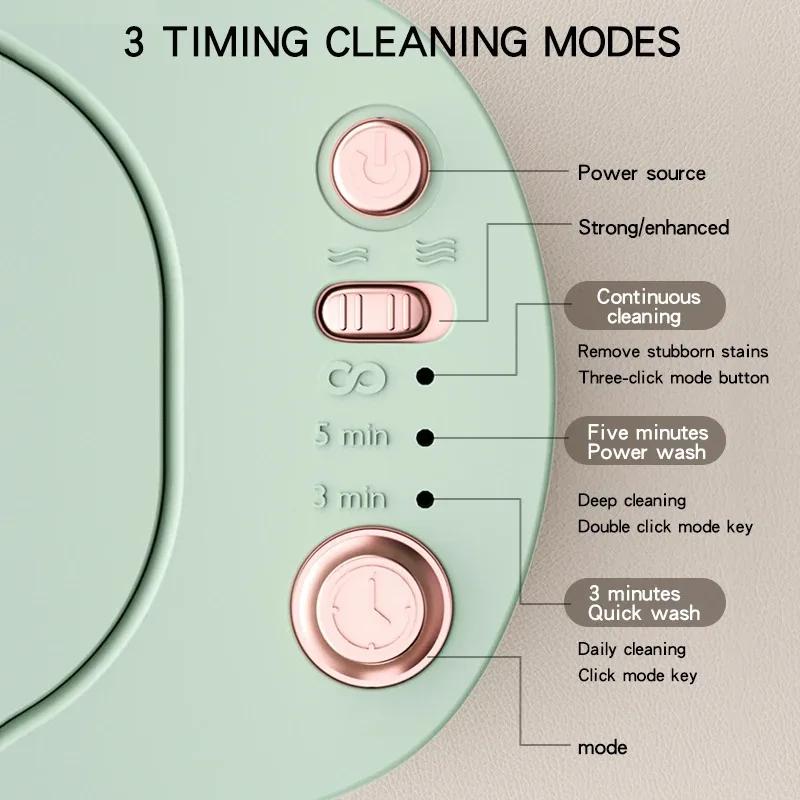 Ultrasonic Cleaner High-Frequency USB Rechargeable with Adjustment & Timing Feature for Household Jewelry Rings Glasses Cleaning