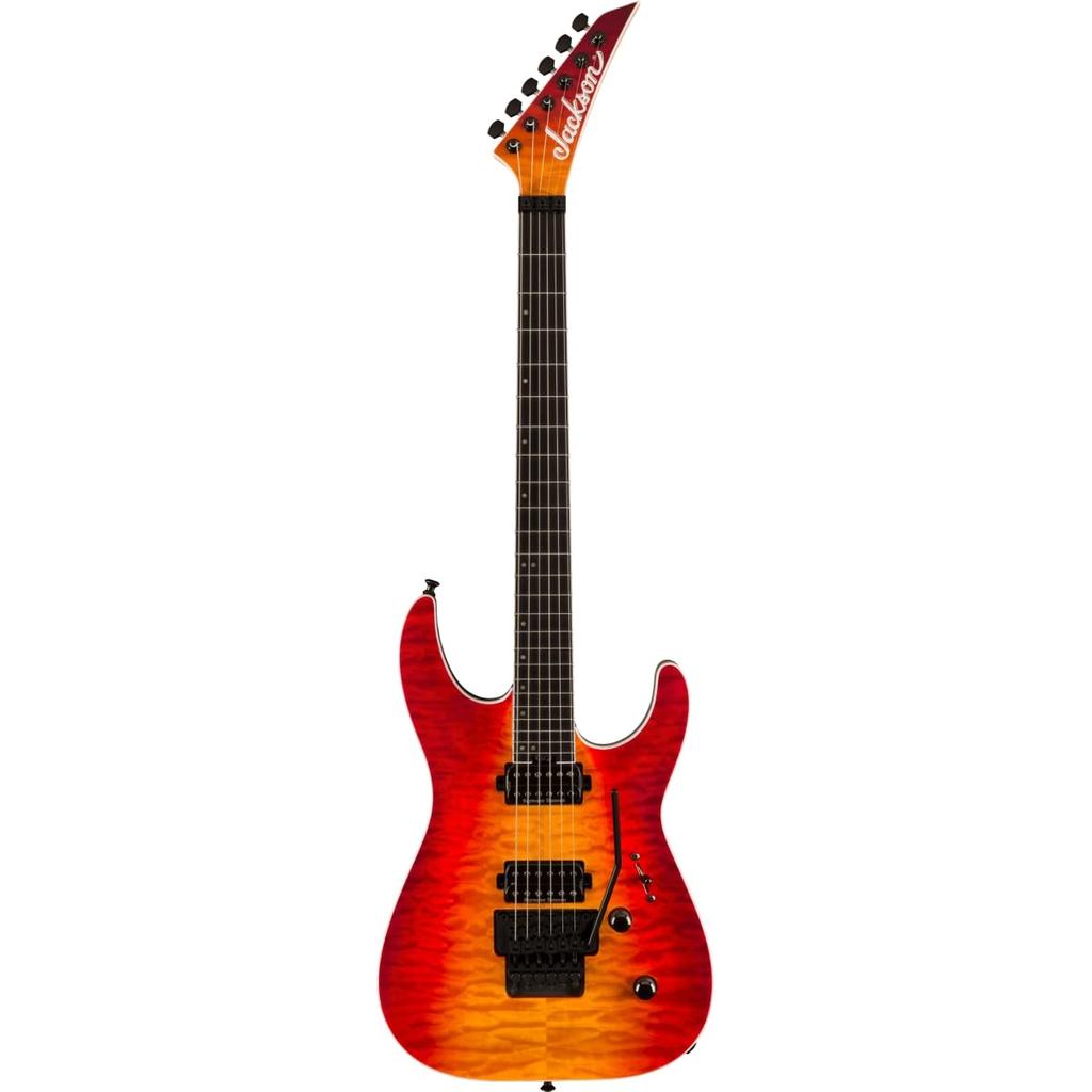 JACKSON Jackson Electric Guitar Pro Plus Series Ebony Firestorm with Gig Bag Dinky™ DKAQ, Fingerboard,
