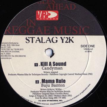 

12inch Record TENOR SAW, BUJU BANTON, CANDYMAN, G - Stalag Y2K Megamix / Kill A Sound; VP6345 VP US 2001 US Reggae, Ska & Dub