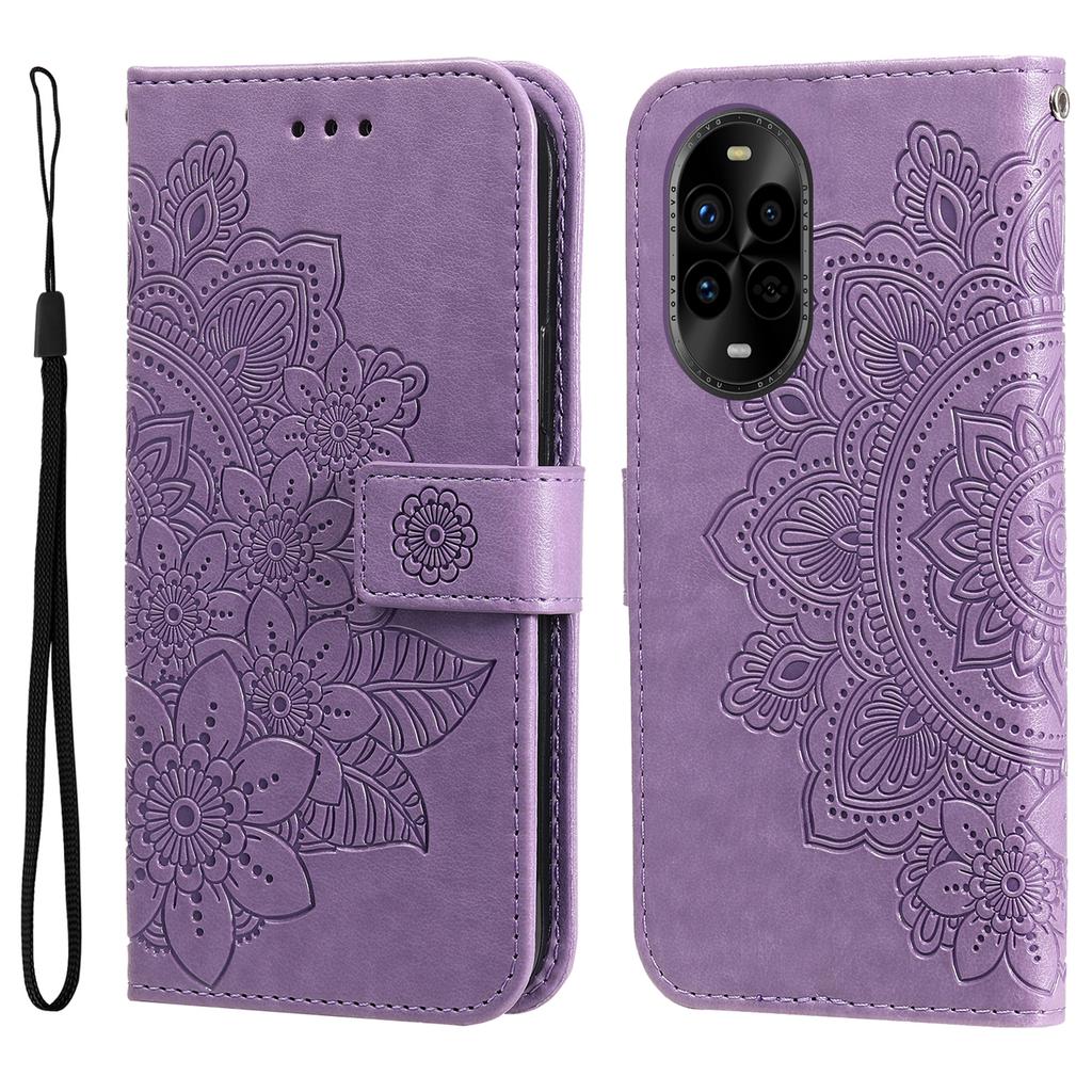 For Huawei Nova 14 Pro 5G/nova 13 Pro 5G Case Floral Pattern PU Leather Wallet Stand Phone Cover