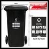 240l thickened hanging cart black
