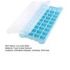 Silicone Ice Cube Tray with Lid 24/36-Cavity Food-Grade Mold for Freezer Easy-Release Leak-Proof Stackable Bar Party Supplies
