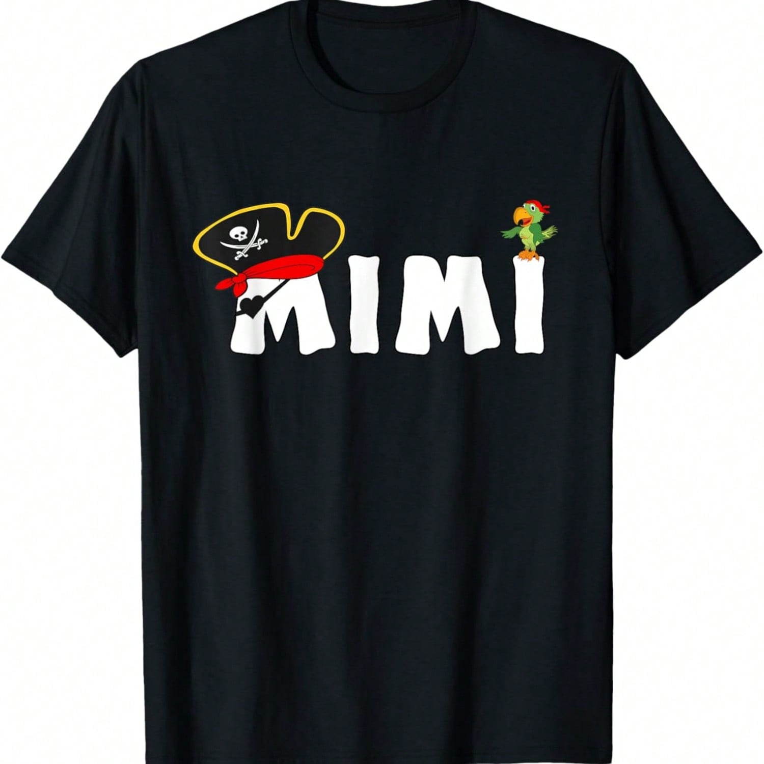 Pirate Mimi Shirt Grandma Skull Pirate s Hat Crossbones Gift T-Shirt S разноцветный