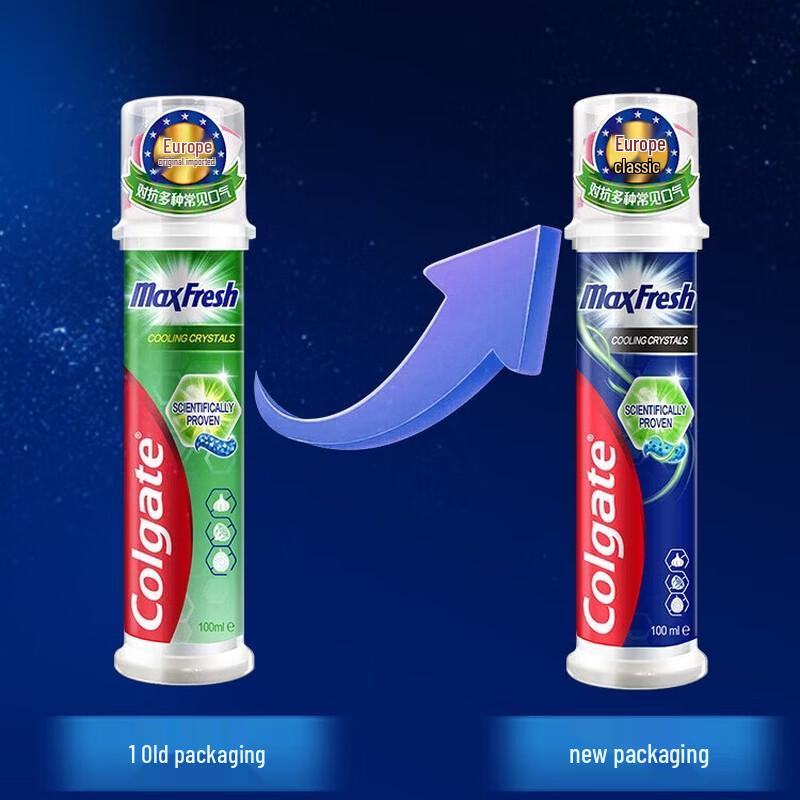 

Colgate Intense Cool & Clean Upright Toothpaste, 2x100ml