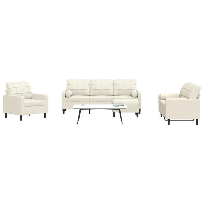 VidaXL Ensemble de canapés 4 pcs avec coussins et traversins velours, canapé, siège de canapé, canapé relax, canapé confort, 3278389