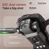 D10 Drone HD Gradient flowing light Aerial Photography Dual-Camera Omnidirectional Obstacle Avoidance Brushless Drone