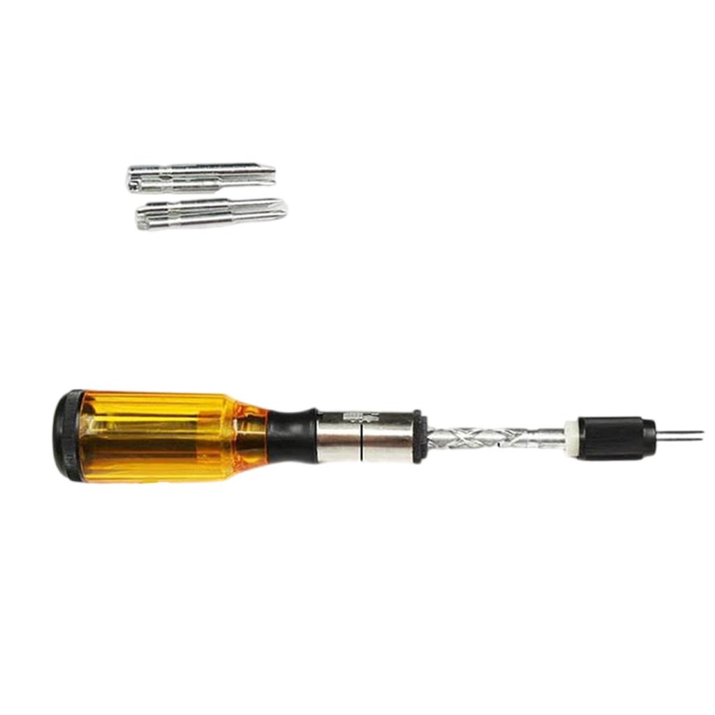 Multiple Bit Screw Driver Ratcheting Screwdriver Semi Automatic Screwdriver Push Pull Wood Handle Ratchet Screw Driver