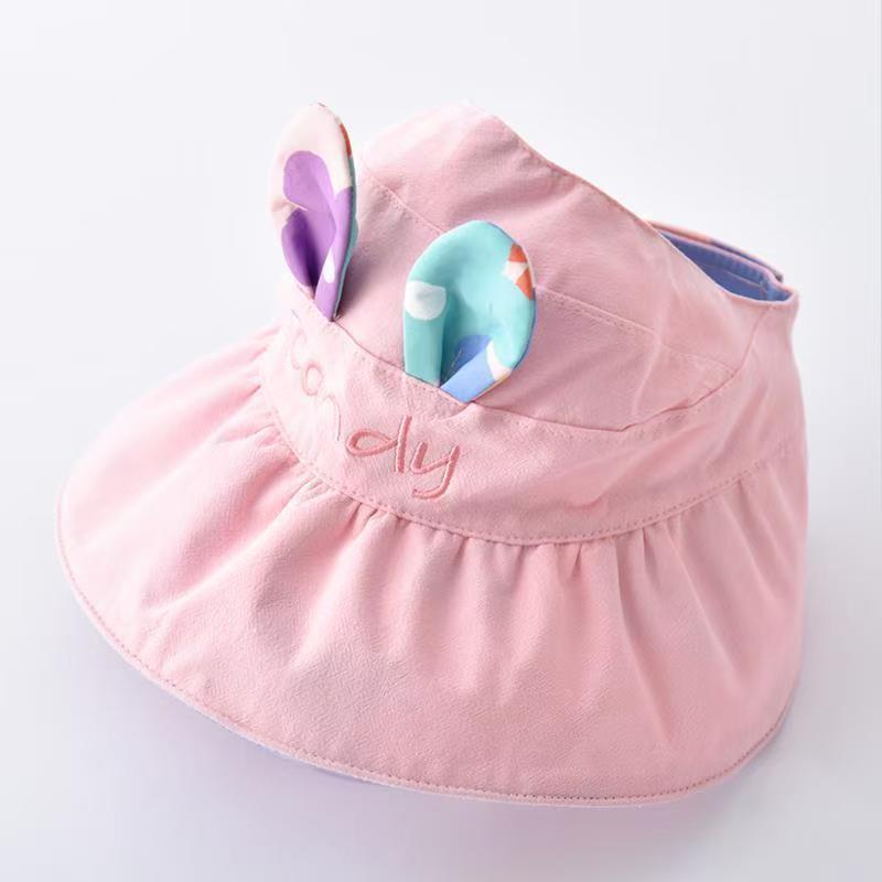 Kids' Summer Wide Brim UV Protection Reversible Sun Hat
