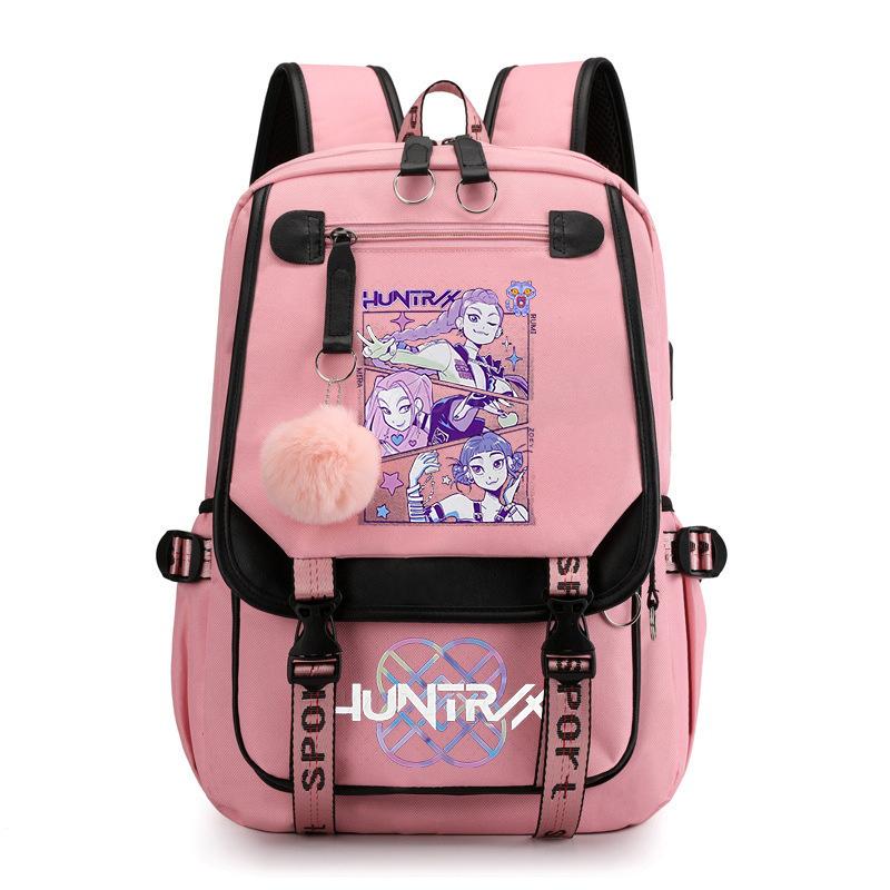 Witch Hunter Animation Cartoon Printed School Bag Large Capacity Junior High School Student Backpack
