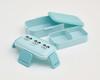 Skater Bento for Soft Made in Sanrio Hangyodon Box, 2-Tier, 600ml, Women, Antibacterial, Filling, Dome-Shaped Lid, Japan, Headpiece, PFLW4AG-A