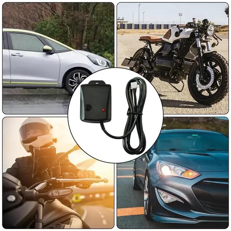 Universal Vibration Sensor Alarm Anti Theft Security Device for Motorcycle Car Vehicle Burglar Alarm with Induction Trigger