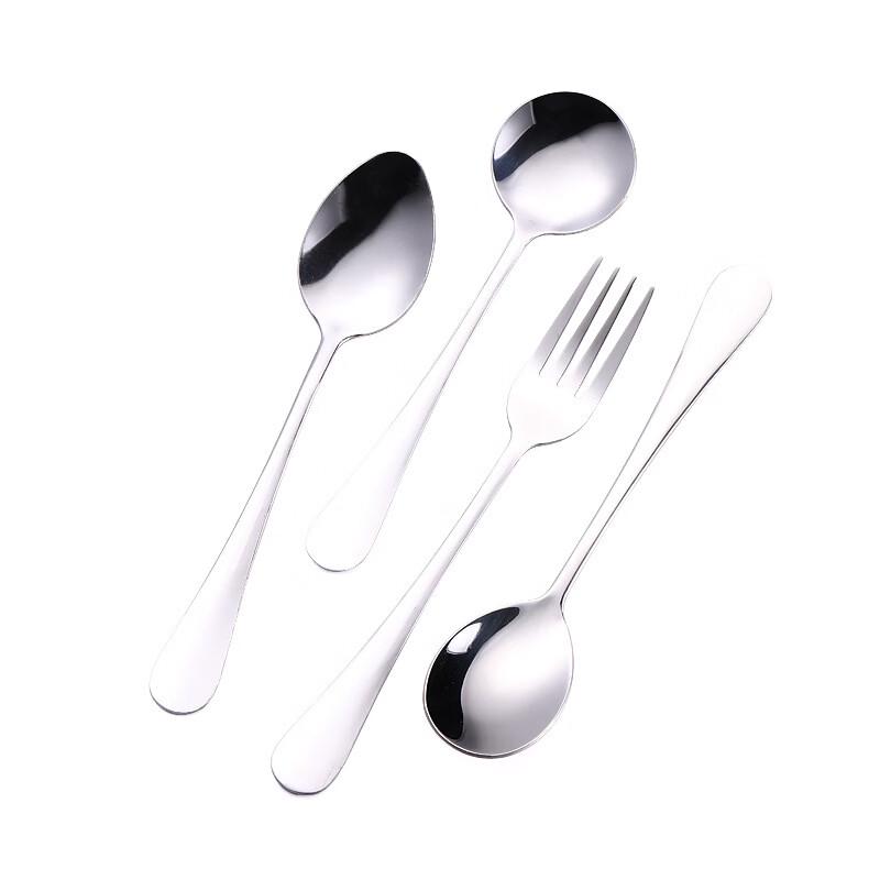 Ruhan European Style Stainless Steel Oval Spoons (3-Pack)