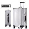 20-Inch Aluminum-Magnesium Alloy Carry-On Suitcase with Password Lock and Metal Frame