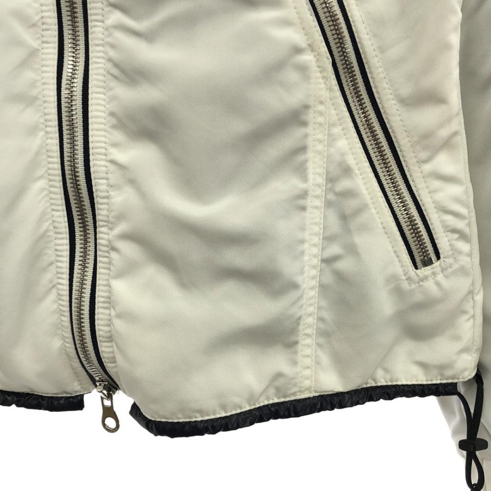 DUVETICA Dámská nylonová bunda s kapucí 40 bílá Použitá