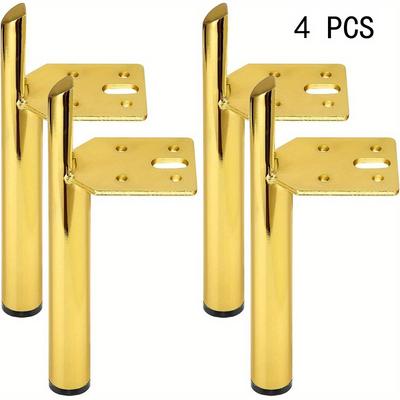 4-teiliges Metallmöbelfuß-Set für Couchtisch Tischbeine Sofabeine Sofa Kommode TV-Ständer Schrankfüße