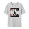 Morsom Drum & Bass / Rum & B-Ass Lovers Trommeslager Fritid Herre T-skjorte Klær Kvinner Bomull Kortermet T-skjorter Casual Vintage Topper