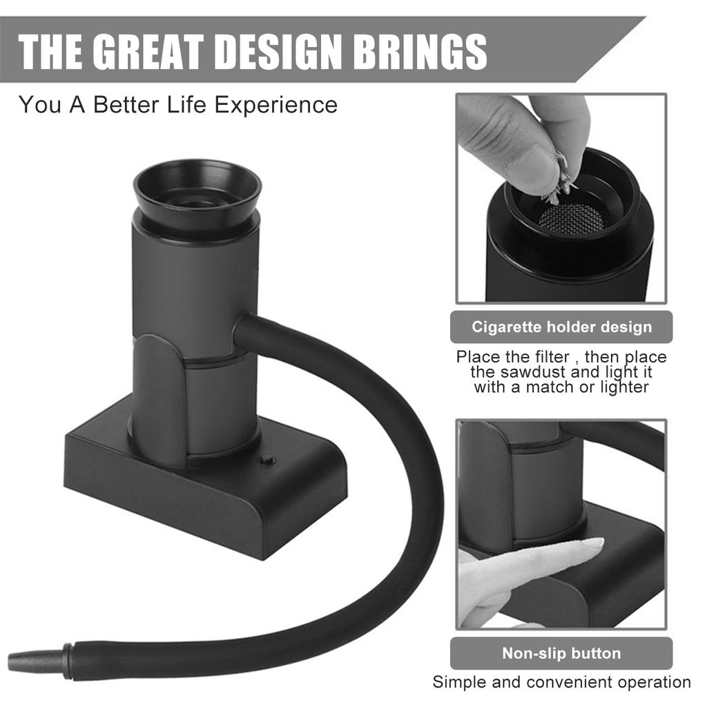 Portable Food Smoker Kit with Wood Chips Battery Powered Cocktail Smoker Indoor Smoke Infuser Household Cooking Smoking Machine