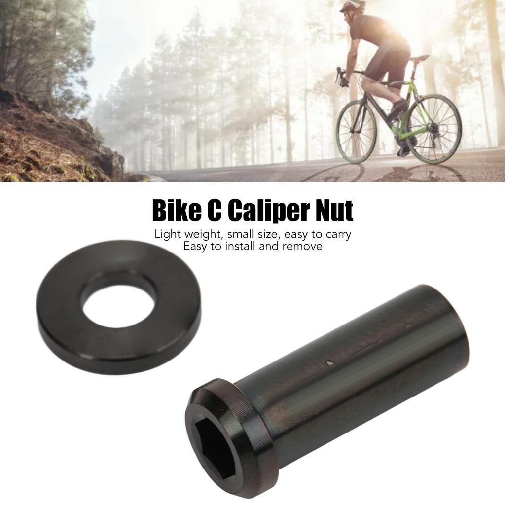 Bike C Caliper Nut   Alloy M6x20mm Rust Resistance Bike C Clamp Fixing Nut Road Bike Accessories with Gasket
