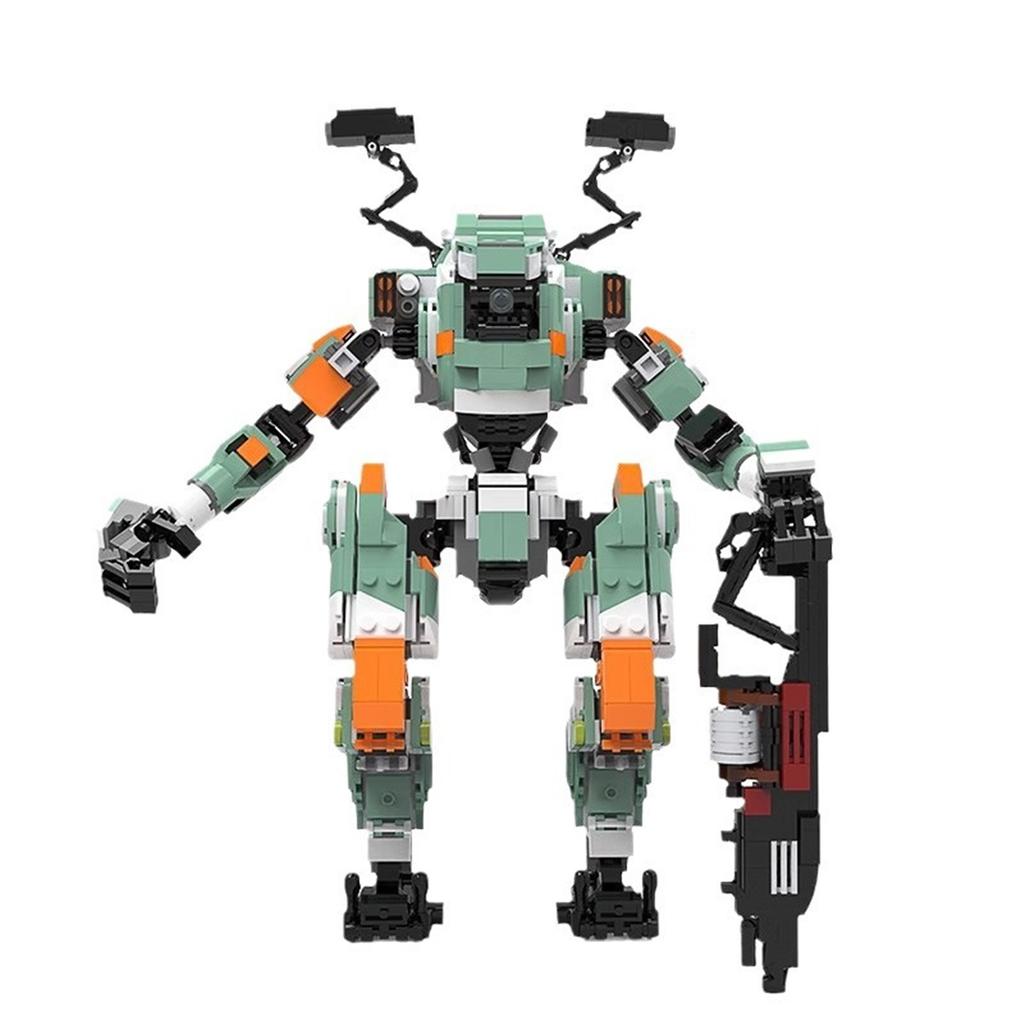 Mecha Warrior Robot Building Blocks Machine Soldier Armor Model Assembly Bricks Ornament Kid Creative Bithday Toys Gifts