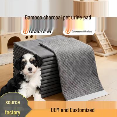 Disposable Bamboo Charcoal Pet Pads: Deodorizing, Strongly Absorbent Puppy Potty Pads & Cat Diapers.