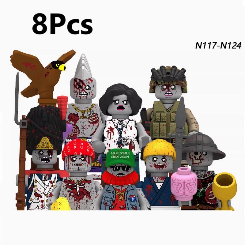 Daryl Dixon Rick Grimes Michonne Vampire Zombies The Walking Dead Building Blocks Mini Action Figure Toys