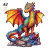 Jigsaw Puzzle Mysterious Animal Puzzles Dog Puzzles Present Designed for Adult Children Instructive Fabulous Present Interactive Games Wooden